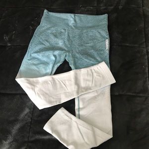 Gymshark blue ombré leggings